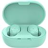 TEEKU Cuffie wireless Bluetooth 5.0, scatola di ricarica portatile, colore macaron, auricolari wireless ad alta voce (verde, taglia unica)