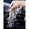 Generic Supporto per telefono da auto con ventosa resistente, regolabile a 360°, per cruscotto e parabrezza, con braccio estensibile, per tutti gli smartphone da 4 a 8 pollici, nero.