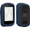 kwmobile Custodia Compatibile con Garmin Edge 840 / Edge 540 - Cover Navigatore Bici - Bumper Antiurto per Navigatore GPS - Silicone blu scuro