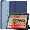 XiflLife Custodia sottile per Amazon Kindle Fire HD 10 e Fire HD 10 Kid & Fire 10 Kid Pro (13a generazione, versione 2023 da 10,1), custodia in pelle PU a tre ante con supporto in policarbonato trasparente