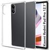 easyBee Custodia compatibile con Xiaomi Redmi Pad Pro 12,1 pollici, ultra sottile in silicone antiurto guscio posteriore HD trasparente TPU custodia protettiva - trasparente