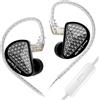 CCA KZ AS16 PRO X - Auricolari in-ear HiFi da Gaming, 16 BA con driver ad armatura bilanciata, IEM, auricolari per musicisti, cantanti, audiofili, DJ, batteristi