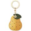 AXFEE Airtags Portachiavi in PU Pelle, Porta Air Tag per GSP Apple- Pera | Airtag Cover per Chiavi Zaini e Animale, Portatile, Anti-graffio, Mantiene un Segnale Forte