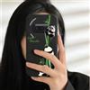 hdqICase Custodia Compatibile con Nothing Phone (3a), | Cover Morbida Silicone Nero con Gatto, Farfalla, Panda