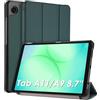 WD&CD Custodia Compatibile per Samsung Galaxy Tab A11 / A9 8.7'', Ultra Sottile PU leather Smart Pelle Cover con la Funzione Compatibile per Samsung Galaxy Tab A11 / A9 8.7'', Verde