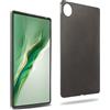 REY Cover in Gel TPU Nera per Honor Magic Pad 2 12,3, Ultra Sottile 0,33 mm, Morbido Flessibile, Custodia Silicone