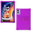 AKNICI Custodia Silicone per DOOGEE Tab G6 Max/TABWEE T60 Pro/TECLAST T65PLUS/ TECLAST T65/ OSCAL PAD 200 Tablet 13.4 Pollici, Protettiva Cover con Supporto Integrato, Viola