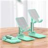 Generic Supporto pieghevole regolabile per telefono, portatile, universale, supporto da scrivania per smartphone in 4 colori (verde)