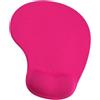 Generic Tappetino per mouse da ufficio con supporto - Tappetino ergonomico per mouse da tavolo da gioco con poggiapolsi - Tappetino per gamepad con base in gomma per computer portatile, rosso