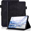 Vkooer Custodia for Samsung Galaxy Tab S8 2022 /S7 2020 (11 Pollici) Cover SM-X700 / X706 /T870 / T875 Custodia Pelle PU Leggero Flip Tasca Case con Supporto Funzione, Nero