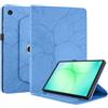 Succtopy Cover Compatibile con Samsung Galaxy Tab A11 8.7 2025 SM-X133 SM-X135 Cover in Pelle PU con 360 Gradi di Rotazione Custodia Protettiva con Porta Penna per Galaxy Tab A11 8.7 Blu