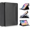 Yiernuo Custodia per Samsung Galaxy Tab S6 Lite 10.4 Pollici 2024 2022 2020 Tablet SM-P620 P625 P613 P619 P610 P615 Tablet,Cover Trasparente Rotazione 360°con Funzione Porta Penna,Nero