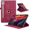 TEDTIKJT Custodia per Xiaoxin Pad Pro/Lenovo Tab Pro 12.7 Pollice 2025 Tablet Custodia Pelle PU 360 Ruotabile Supporto Flip Protettiva Tablet Cover per Lenovo Tab Pro 12.7 Custodia,Rosso Albero