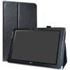 LiuShan Acer Iconia One 10 B3-A40 Custodia, Slim Sottile Pieghevole con Supporto in Piedi Caso per 10.1 Acer Iconia One 10 B3-A40 Tablet,Nero
