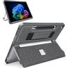 SSS·GRGB Custodia per Microsoft Surface Pro da 12 pollici 2025 | Custodia resistente alle cadute con cinturino da polso | Compatibile con supporto integrato, chiusura magnetica sottile e tastiera di