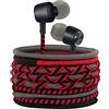 URIZONS Auricolari, Cuffiette Cuffie con Microfono e Controller, Isolamento del Rumore, Bassi Potenti, Headset Stereo 3.5 mm per iPhone, Samsung, Xiaomi, Sony, Huawei etc