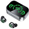 Quexoma YD03 Cuffie Bluetooth senza fili con luce respiratoria Bluetooth 5.3 Microfono incorporato, Stereofonico Smart Noise