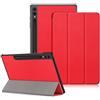 DINGGUAGUA Custodia per Samsung Galaxy Tab S9 Plus 12.4 2023 SM-X810/X816B/X818U Tablet,Cover con Funzione Supporto,Rosso