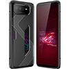 GIOPUEY Cover Compatibile con ASUS ROG Phone 6 / 6D, Il Materiale TPU Ultrasottile Custodia, Anti Impronta Digitale Phone Case [Resistente all'Usura] [Antiscivolo] - Nero