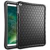 FINTIE Custodia per iPad 9.7 Pollici 2018 2017 / iPad Air 2 / iPad Air - [Serie Honey Comb] Leggera Case Protettiva Antiurto in Silicone Cover, Nero