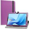 LiuShan Custodia per DOOGEE U9 Tablet,360 gradi di rotazione custodia in Pelle PU con supporto caso per DOOGEE U9 / DOOGEE U10 PRO Tablet 10 Pollici（Non è adatto per altri Modelli）,Viola