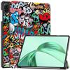SATURCASE Custodia per Honor Pad X8a 11, bella pelle PU pieghevole con supporto sottile e leggero (KN-3)