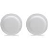 Ztowoto Custodia in Silicone Compatibile con AirTag, Custodia Protettiva in Silicone AirTag con Colla Antitraccia 2 PZ (2-Bianco)