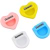 Astralong 4 Pezzi Custodia per Bambini Porta Custodia in Silicone, Tracker Nascosto per Bambini e Anziani, Impermeabili, con Spille, Track Kids Supporto, per Vestiti zaini e Bagagli (Blu, Bianco, Rosa, Giallo)