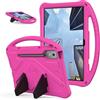 YKWXSC Custodia Bambini per Lenovo Idea Tab Pro Tablet 12,7 Pollici, Leggera in EVA Protezione Cover per Antiurto con Supporto e Tracolla per Lenovo Idea Tab Pro Tablet 12,7 Pollici, Rosa