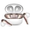 BESNOOW Cuffie Bluetooth, 2024 Mini Auricolari Bluetooth 5.3 con Bassi Immersive, Cuffie Wireless In Ear con 4 HD Mic, IP7 Impermeabili Cuffiette Bluetooth, 40H Cuffie Senza Fili con Display LED, Bianco