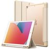JETech Custodia Opaca per iPad 9ª/8ª/7ª Gen 10,2, Beige | Cover per 10,2 2021/2020/2019 Modello, Retro Traslucido Satinato, Porta Pencil, Supporto Sottile, Finitura Anti-Impronte