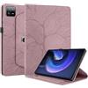 Succtopy Cover Compatibile con Xiaomi Pad 6/Pad 6 Pro 11 Pollici 2023 360 Gradi di Rotazione Girevole Case Protettiva con Porta Penna Custodia Xiaomi Pad 6/Xiaomi Pad 6 Pro 11 2023 Oro Rosa