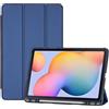 ProCase Cover Galaxy Tab S6 Lite 10,4 Pollici 2024/2022/2020 con Portapenna | (SM-P613/P619/P615) Ultra Sottile Smart Cover per Tab S6 Lite con Portapenna -Marina