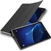 Cadorabo Custodia Tablet per Samsung Galaxy Tab A 2016 (10.1) SM-T585N / T580N in NERO SATIN - Copertura Protettiva Molto Sottile di Similpelle in Stile Libro CON Auto Wake Up e Funzione Stand