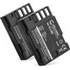 CELLONIC 2x Batteria compatibile con Pentax 645Z, 645D, K-01, K-1, D-LI90