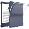 Generic Custodia trasparente per Kindle (11a generazione-2024/2022 Release) 6 pollici, ultra trasparente morbido TPU sottile flessibile paraurti posteriore cover shell per Kindle 11 2024 (trasparente)
