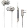 SoundMAGIC E11D Auricolari Cablati USB-C, Micro, DAC HiRes, HiFi, Arg Scuro | Chiamate nitide, bassi corposi, medi equilibrati, isolamento acustico, vestibilità ergonomica, compatibilità universale