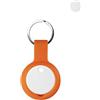 Generic Chipolo - Custodia protettiva per tracker anti-smarrimento, con portachiavi in silicone, resistente ed elegante, impermeabile, anti-caduta, colore: arancione