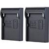 KOCAN 2 pz NP-F970 Piastra Batteria per Neweer Dual/Quattro Canali Caricabatteria per NP-F550 F750 F950 NP-FM50 FM500H QM71
