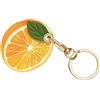 AXFEE Airtags Portachiavi in PU Pelle, Porta Air Tag per GSP Apple | Airtag Cover per Chiavi Zaini e Animale, Portatile, Anti-graffio, Mantiene un Segnale Forte- Arancione