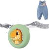 Dingfeiyu Porta Scarpe Cover Per Airtag Bambini Adulti, Braccialetti Plantare per Airtag, Anti-smarrimento e Anti-graffio Portachiavi Custodia Case (Dinosauro 3D)