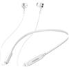 WEB world electronic business Cuffie Auricolari Da Collo Bluetooth 5.0 Da Collo Senza Fili Per Sport E Palestra - Colore Bianco