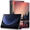 Yiernuo Custodia per Samsung Galaxy Tab S9 FE 10.9 Pollici/Tab S9 11 Pollici 2023 SM-X710/X716B/X718U/ X510/X516B Tablet,Ultra Sottile Cover con Funzione Supporto e Auto Sveglia/Sonno,Crepuscolo