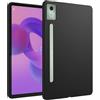 MGUEIAO Cover Compatibile con Lenovo Idea Tab Pro 12.7 2025, Custodia Morbido TPU Silicone, Antiurto Matte Case,Black