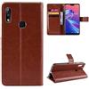 QiongniAN Cover per ASUS ZenFone Max PRO M2,Custodia per ASUS ZenFone Max PRO M2 ZB631KL ZB630KL X01BDA Custodia Portafoglio in Pelle Flip Case Brown