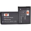 DSTE 2-Pacco Ricambio Batteria per Samsung BP85A EA-BP85A WB210 PL210 SH100