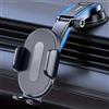 Generic Supporto universale per telefono da auto, regolabile a 360°, per cruscotto e bocchetta di ventilazione, con forte ventosa, per tutti gli smartphone