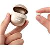Xmenha Mini cuffie invisibili Bluetooth senza fili in Ear più piccoli auricolari senza fili senza fili senza fili, auricolari senza fili, auricolari per orecchie piccole, auricolari nascosti (beige)