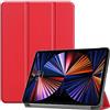 Kepuch Custer Cover per iPad Air 13 2026 2025 2024/iPad PRO 13 2024/iPad PRO 12.9 2022 2021 2020 2018,PU-Pelle Case Custodia - Rosso
