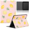 Stradvnaly Tablet Cover per Amazon Fire HD 8 Tablet 10,1(2018, 2017, 2016, 8,/7,/6, Generation),Carino Frutta Estiva Limone Cover con Funzione Pelle PU Holder Flip con Antiurto Protezione Case